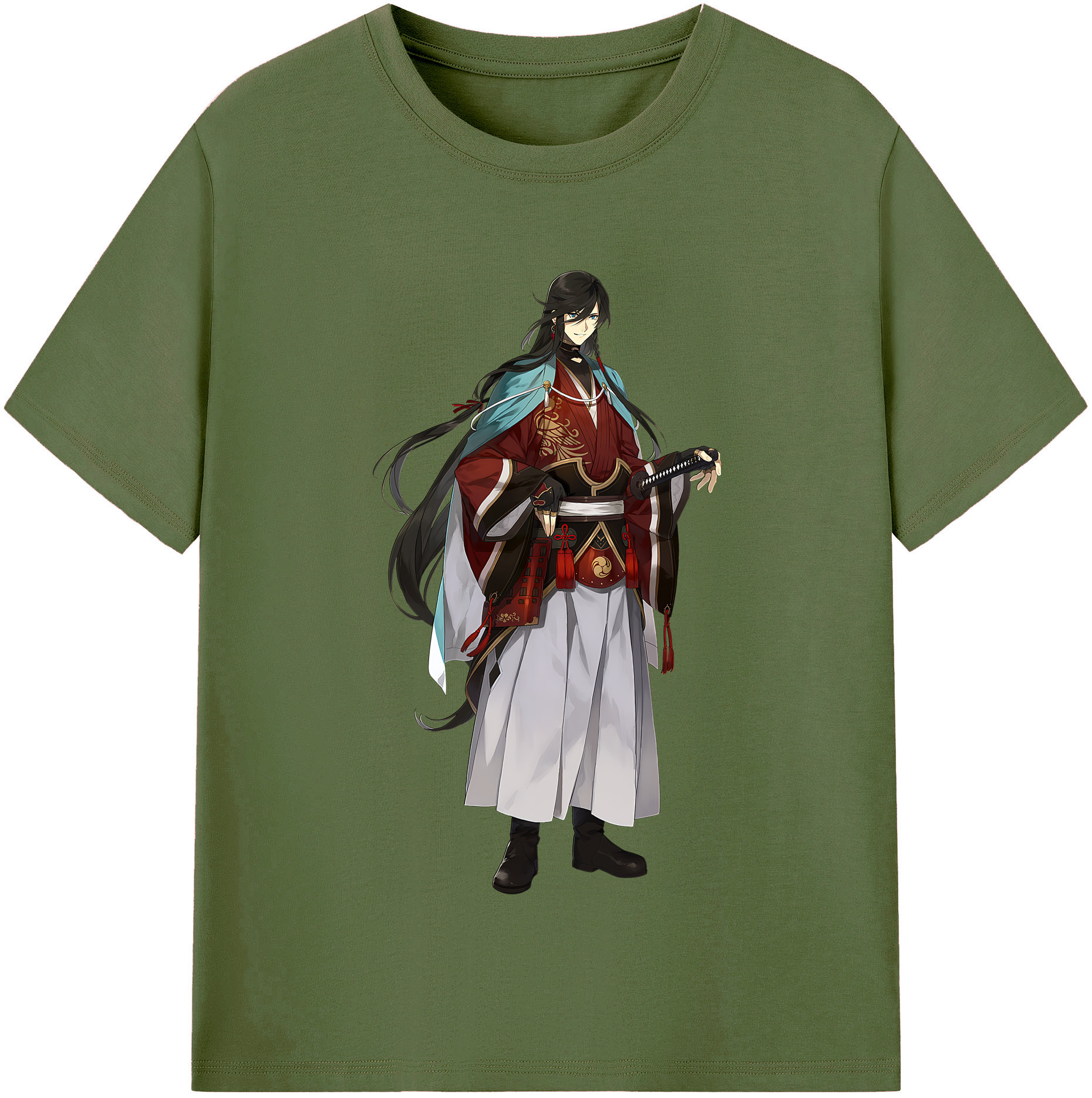 （画像用） 刀剣乱舞 Touken Ranbu 綿100％半袖Tシャツ（フロントプリント）